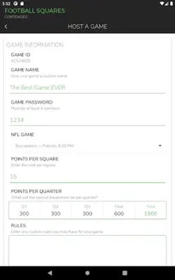 Football Squares | Contender android App screenshot 8